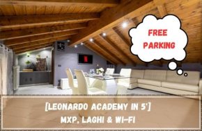 Leonardo Academy in 5' - Parcheggio Gratis - laghi & Wi-FI